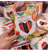 پک ۱۲تایی مداد رنگی چشم برند aliddy beauty