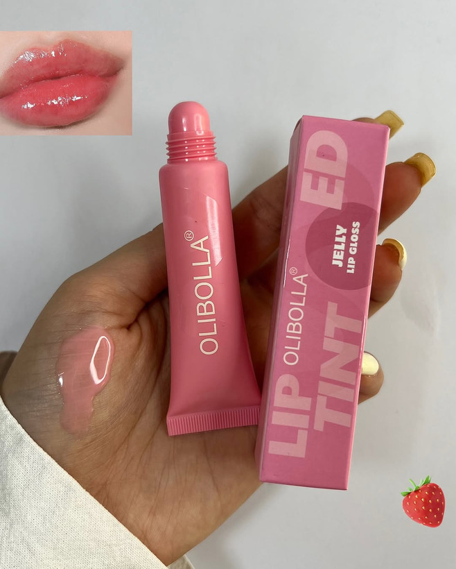 لیپ گلاس ژله ای تاور رنگ صورتی