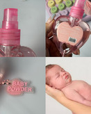 عطربیکینی قلبی بارایحه پودر بچه baby POWDER 🌸👶 بسیار خوشبو از برند Luneco ترند اینستاگرام