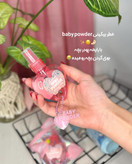 عطربیکینی قلبی بارایحه پودر بچه baby POWDER 🌸👶 بسیار خوشبو از برند Luneco ترند اینستاگرام