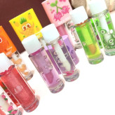 لیپ گلاس حرارتی + بالم لب استیکر میوه ای کیوت دوقلو