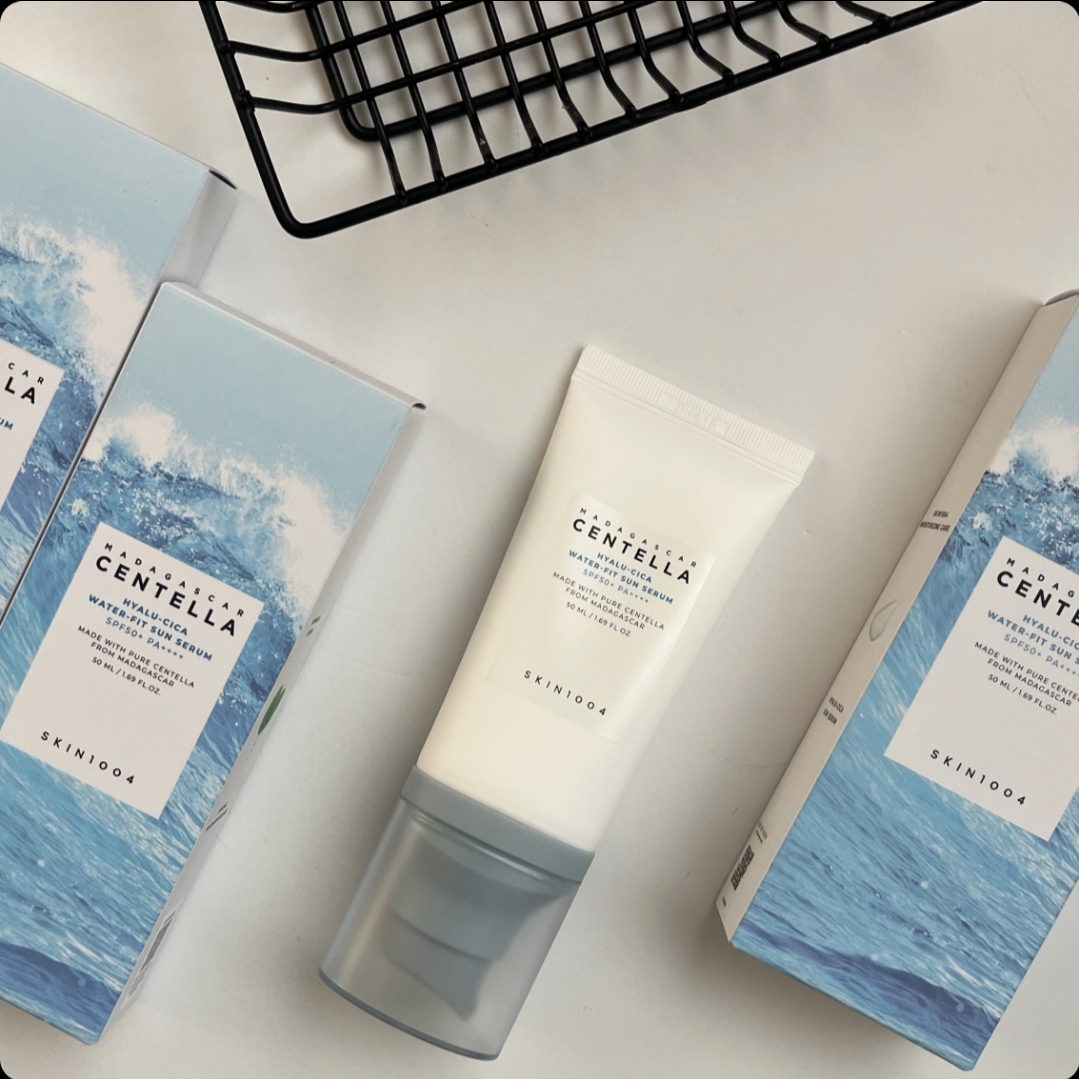 ضدآفتاب سنتلا مدل هیالوسیکا اسکین1004با  spf50 ساخت کره با ضمانت اصل بودن کالا