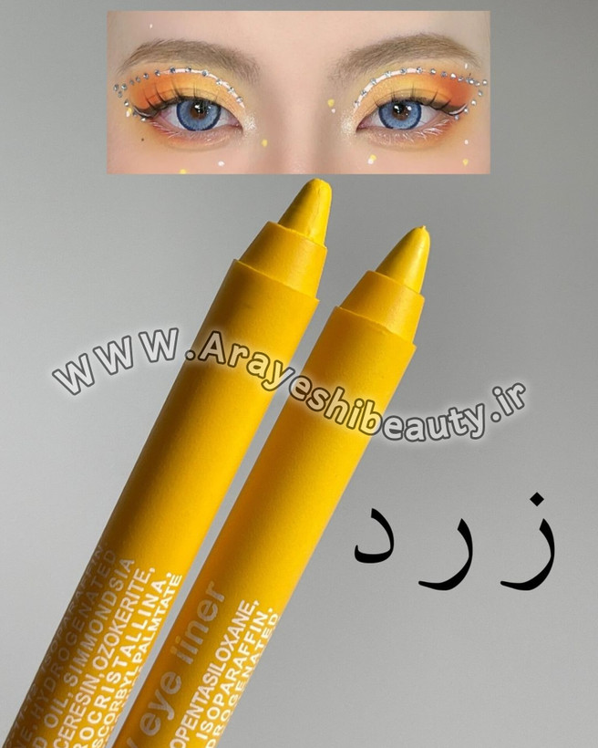 مداد شمعی رنگی مناسب خط چشم و رژلب با کیفیت فوق العاده در ۱۲رنگ شاد تابستونی