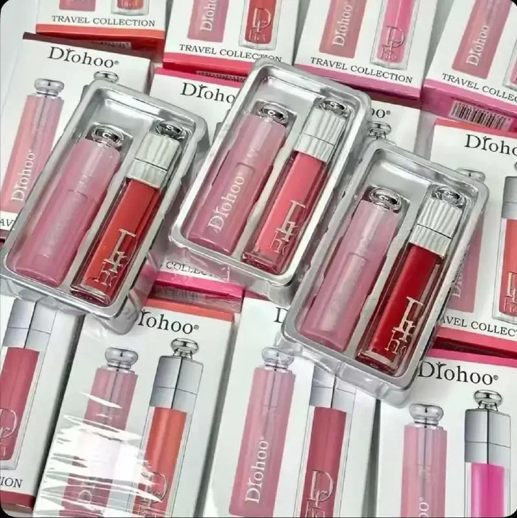 لیپ گلاس +بالم حرارتی دوپ دیور از برند drohoo مناسب هدیه 🎁