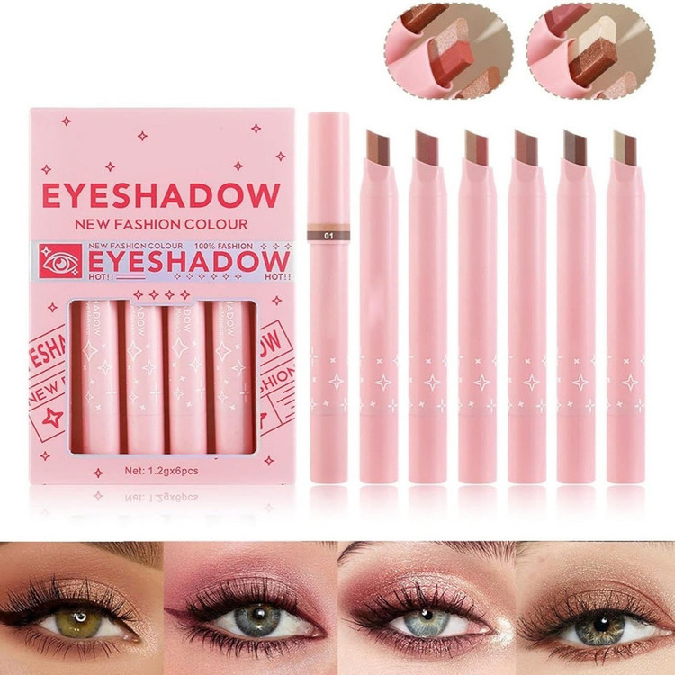 سایه استیکی ۲رنگ اورجینال در ۶رنگ کاربردی و با کیفیت ترند تیک تاک و اینستاگرام