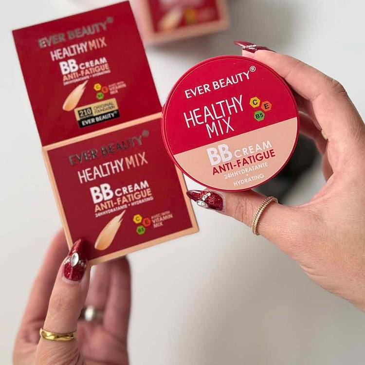 کوشن بی بی BB کاور بالا چندکاره اور بیوتی ever beauty مدل Healthy Mix اورجینال با spf45 و کیفیت عالی