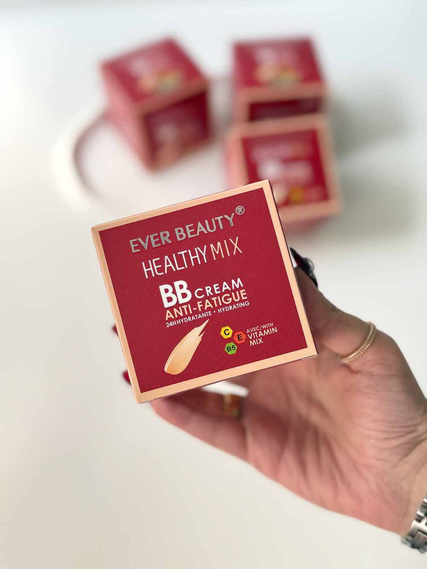 کوشن بی بی BB کاور بالا چندکاره اور بیوتی ever beauty مدل Healthy Mix اورجینال با spf45 و کیفیت عالی