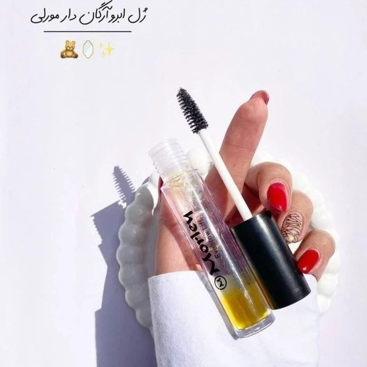 ژل ابرو +صابون ابرو ۲فاز مورلی حاوی روغن آرگان و آووکادو (لیفت +تقویت ابرو)