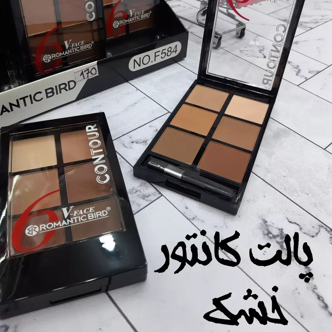 پالت کانتور خشک ۶رنگ رومانتیک