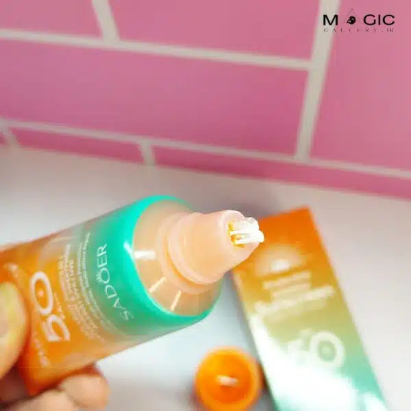 کرم ضدآفتاب سادور ۶در ۱ حاوی ترکیبات ضدچروک و آبرسان همراه با ژل آلوئه ورا با spf50