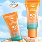 کرم ضدآفتاب سادور ۶در ۱ حاوی ترکیبات ضدچروک و آبرسان همراه با ژل آلوئه ورا با spf50