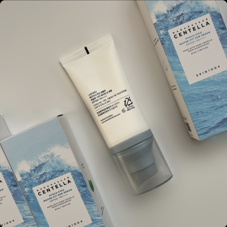 ضدآفتاب سنتلا مدل هیالوسیکا اسکین1004با spf50 ساخت کره با ضمانت اصل بودن کالا