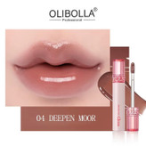 لیپ گلاس خیس olibolla با خاصیت آبرسانی لبها مدل Glasting color gloss
