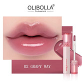 لیپ گلاس خیس olibolla با خاصیت آبرسانی لبها مدل Glasting color gloss