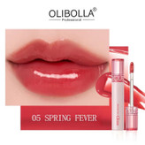 لیپ گلاس خیس olibolla با خاصیت آبرسانی لبها مدل Glasting color gloss