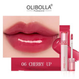 لیپ گلاس خیس olibolla با خاصیت آبرسانی لبها مدل Glasting color gloss