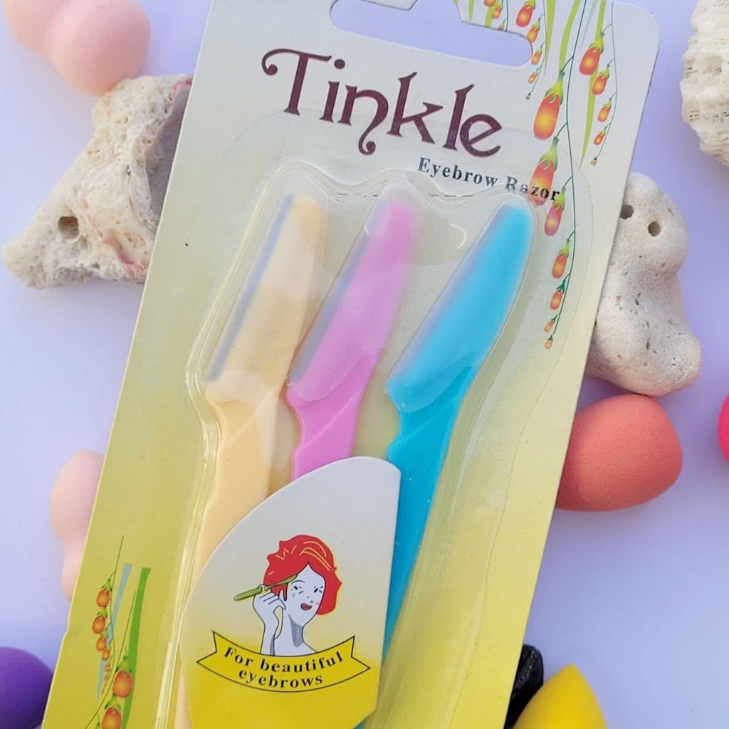 تیغ اصلاح  و ابرو  شیار دار tinkle